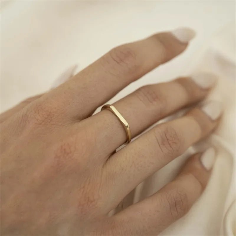 Gold Stackable Minimalist Ring