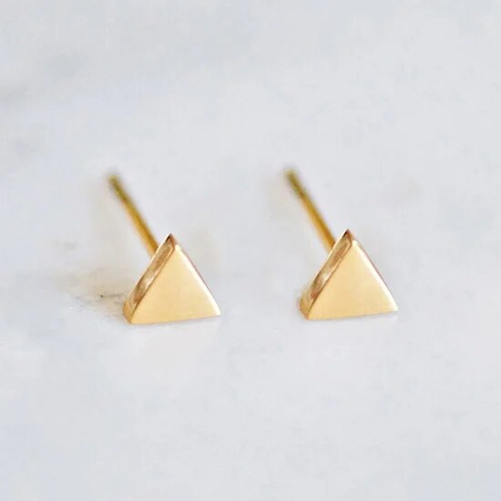 Minimalist Gold Stud Earrings