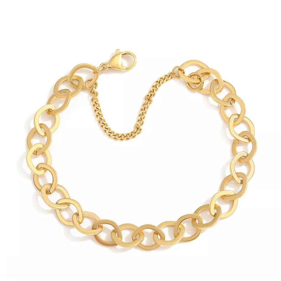 Bracelet Gold Box Chain Various Styles