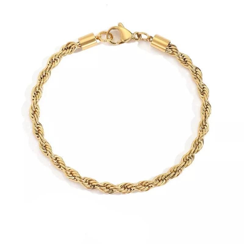 Bracelet Gold Box Chain Various Styles